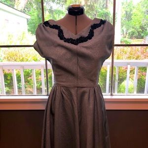 Vintage 40’s Cocktail Dress 28” Waist 34”Bust